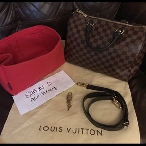 Louis Vuitton speedy 30 bandouliere Damier ebene